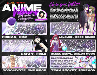 MAGAZINE Anime page